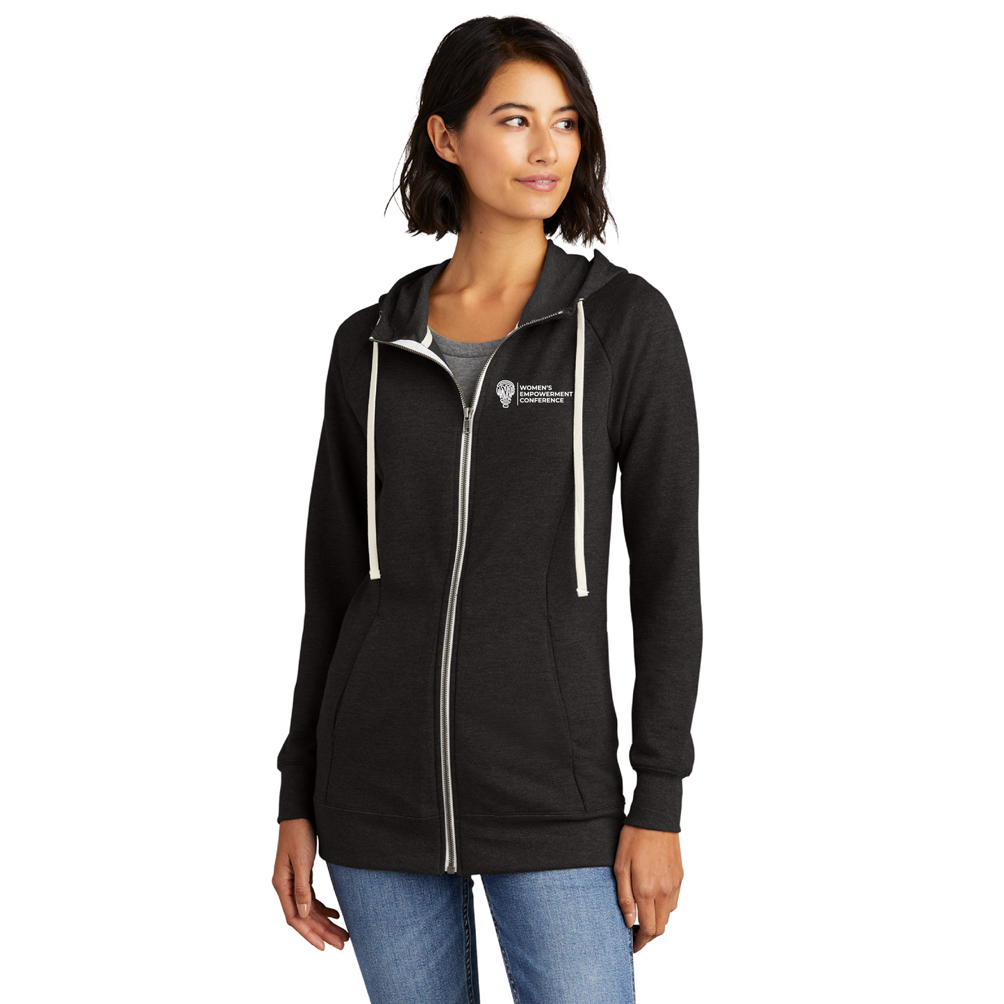 Black Zip Up Hoodie